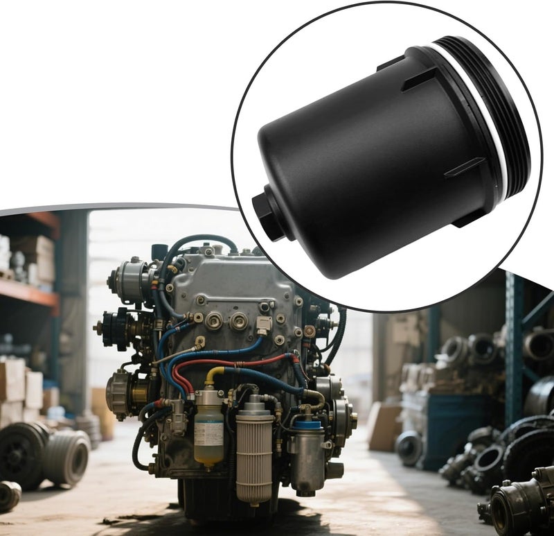 Forcitory Engine Oil Filter Housing Cap Fit for Paccar MX13 Engines Replacement for 1876740 1876740PE 1936324 1936324PE 1948922 1948922PE 2011888 2011888PE - Image 4